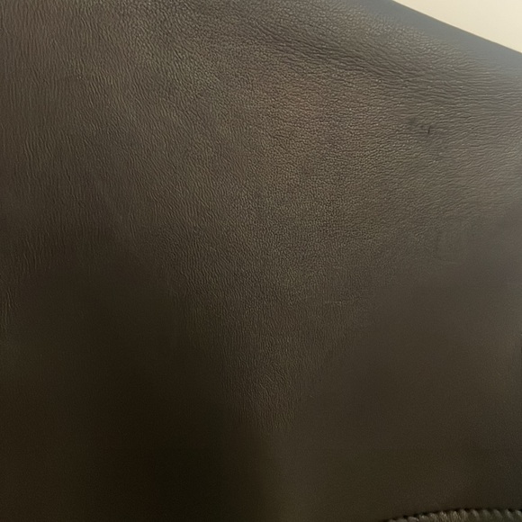 Theory Black Leather Jacket - Picture 10 of 12